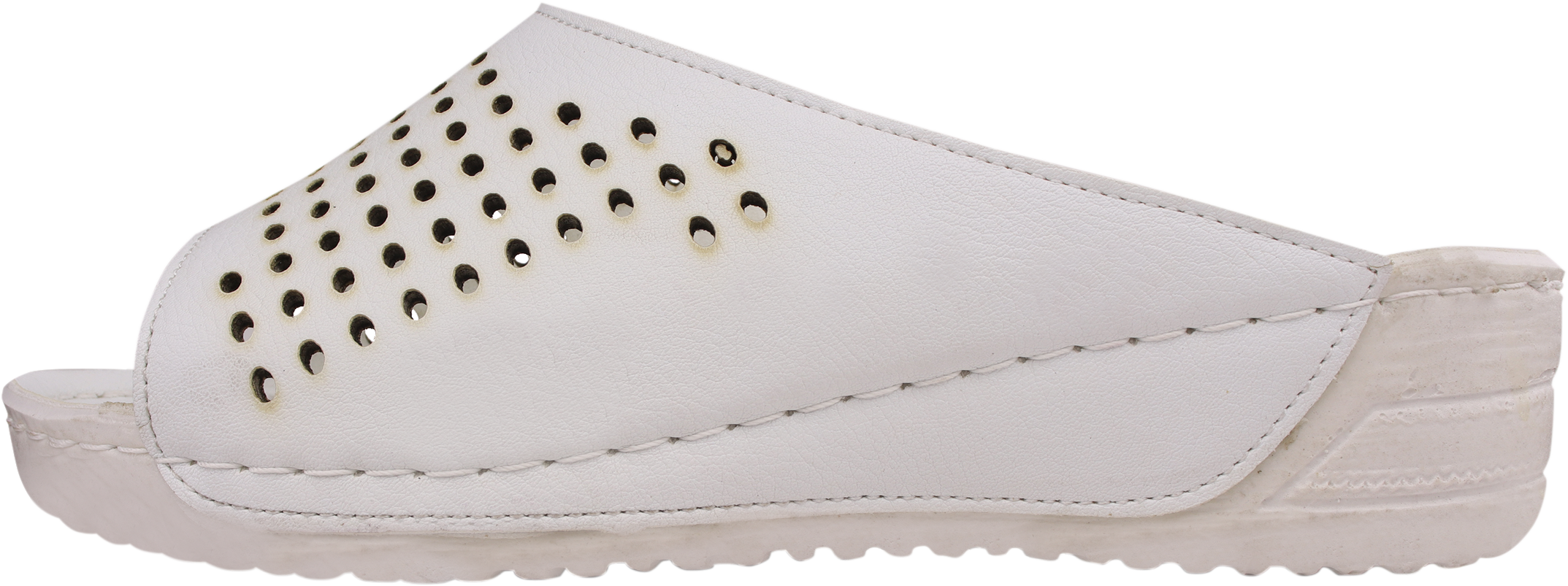 دمپایی زنانه خارپاشنه پاتکان مدل 18-102 رنگ سفید